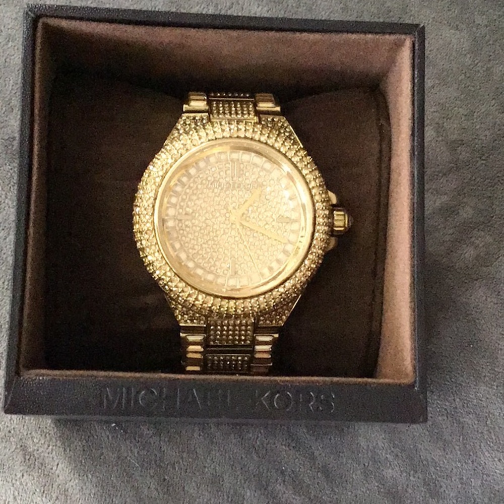 Michael Kors MK5720 Camille Glitz Gold Watch